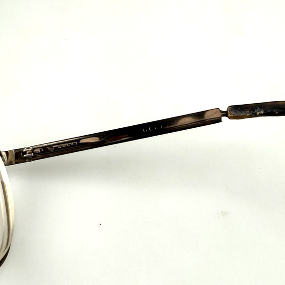 Vintage Gucci Eyeglass Frames Only mod. GG1827 BND5U Aviator Made In Italy - Picture 5 of 13